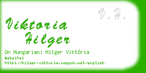 viktoria hilger business card